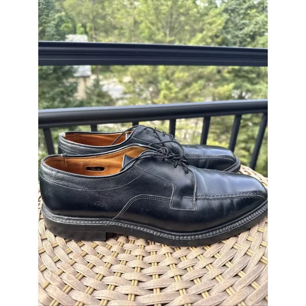 Allen Edmonds Hillcrest Shoes Oxford Lace Up Leather Black Men US 10 D 91517